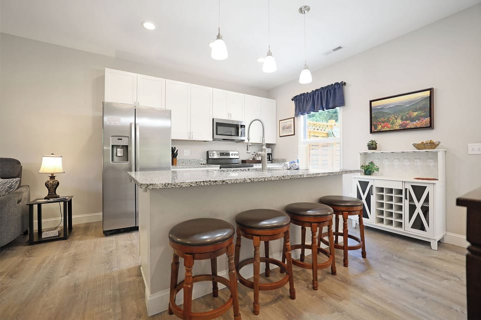 Kitchen with island seating