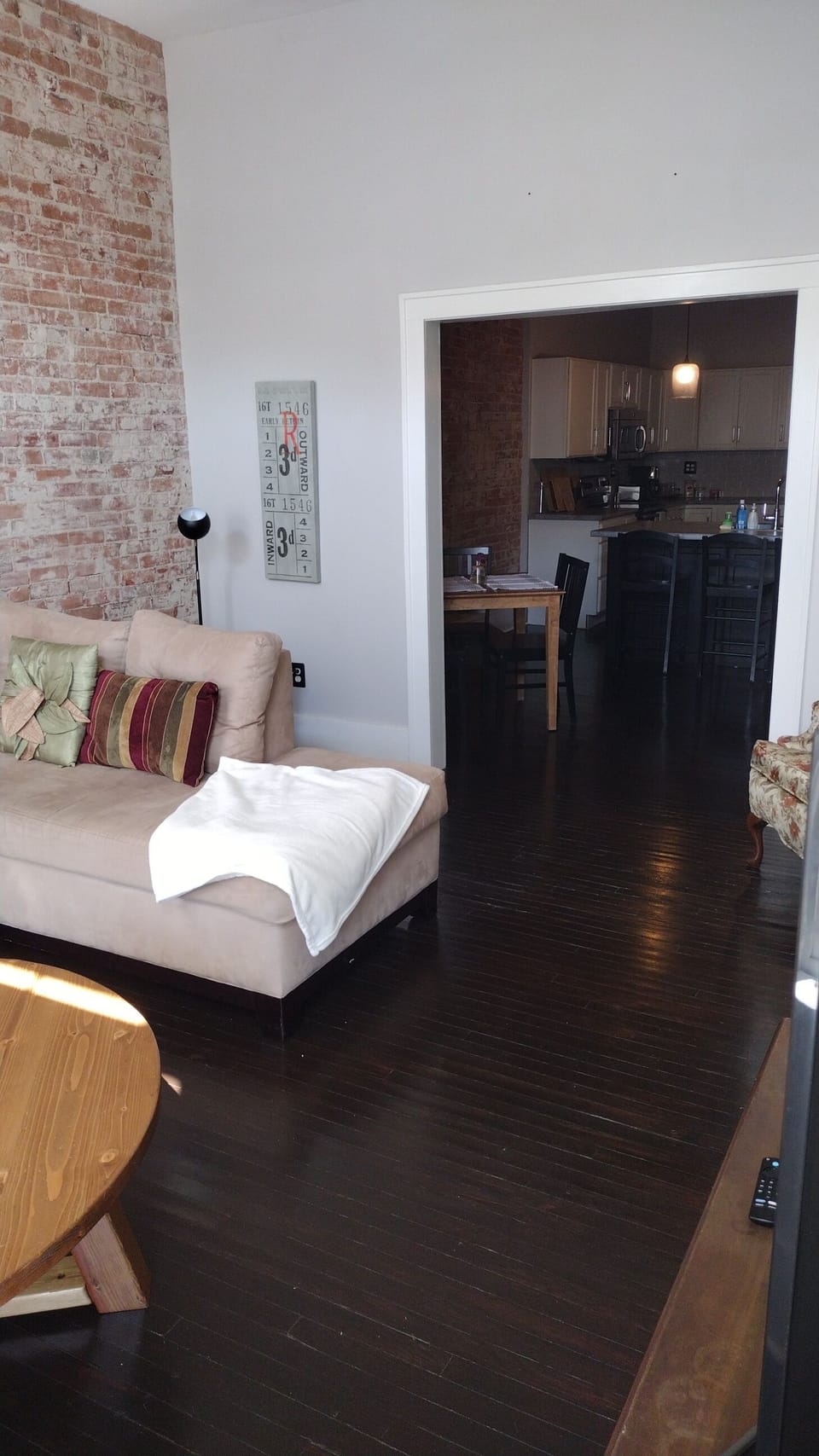 Open living room & kitchen concept
