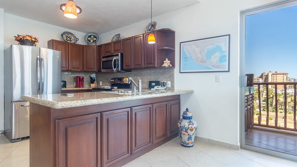 The kitchen.