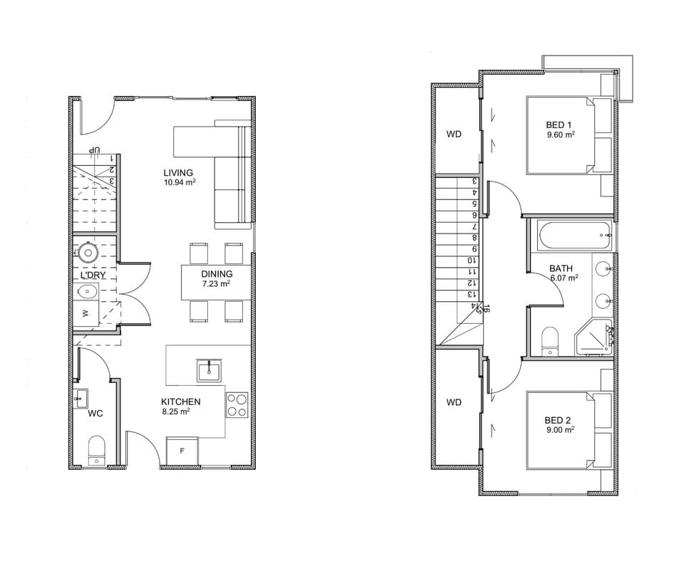 Property layout_13,17,19 Kaipape Lane_78m2