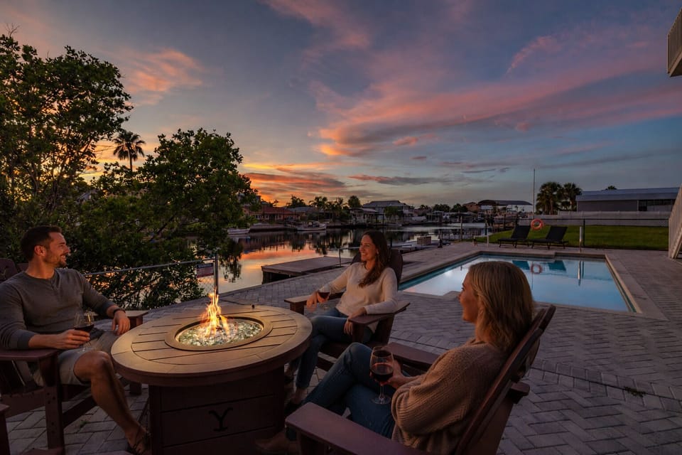 Good vibes, fire and a Florida sunset