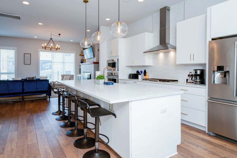 Whip up your favorite meal while conversating with friends and family