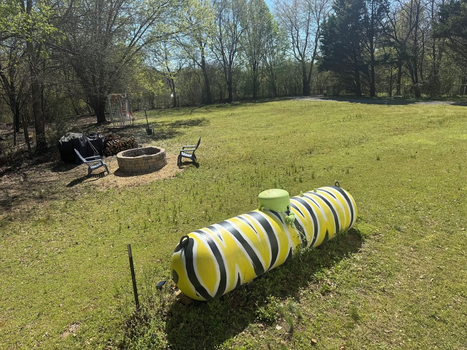 North yard and firepit / celebration of life ceremonies