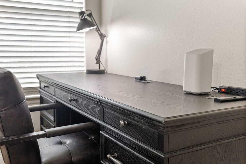 Stay productive while away from home with a dedicated workspace