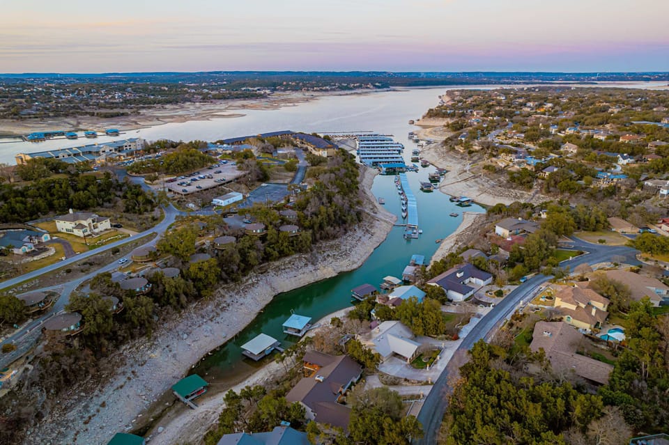 Aerial view of the area