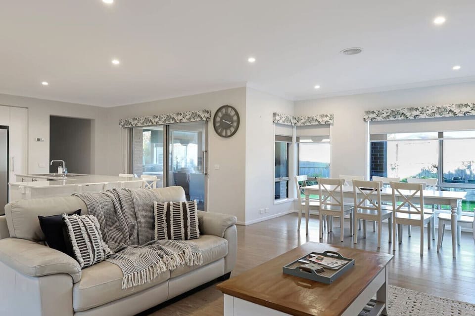 Downstairs open plan kitchen living and dining