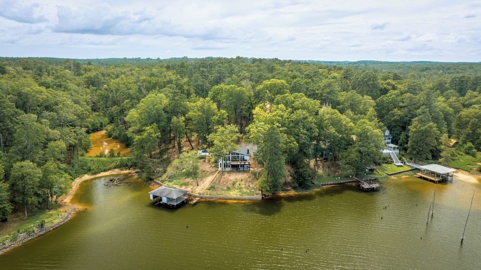 View of home from Lake D'arbonne