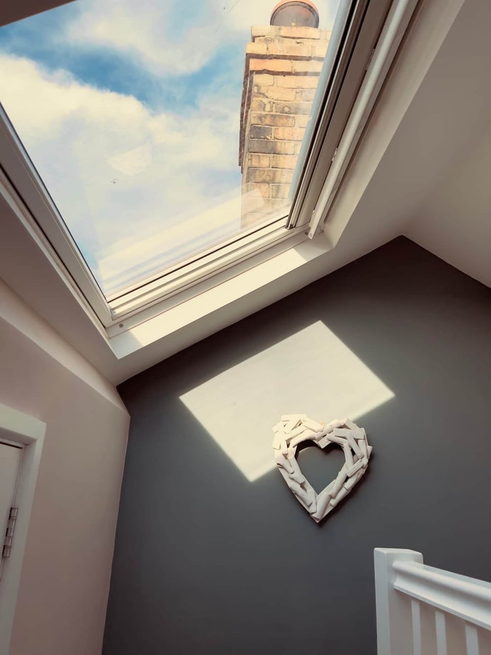 One of Velux windows with Sea Views inc Farne Islands