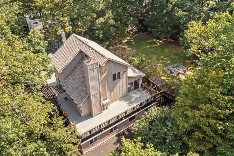 Where you'll be making unforgettable memories! This aerial shot highlights the beauty and layout of our property
