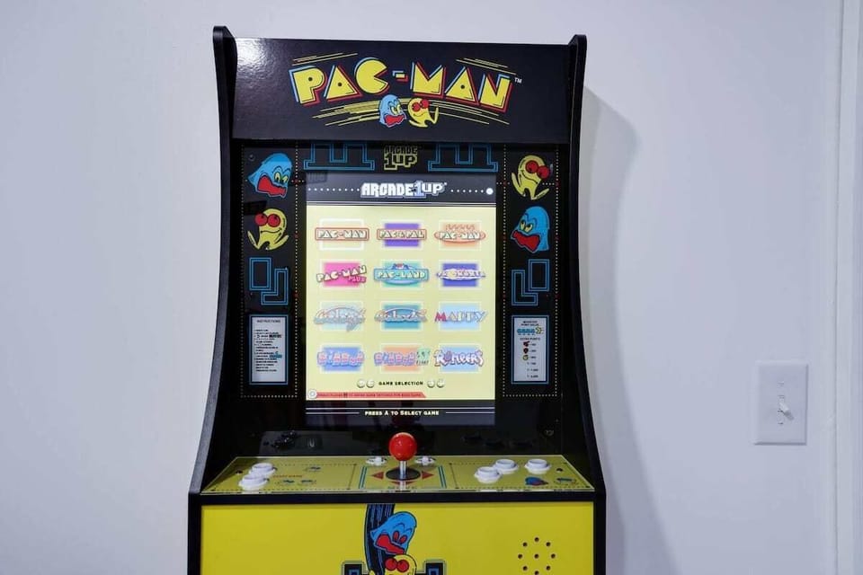 Game on! Our arcade is ready for hours of fun and friendly competition