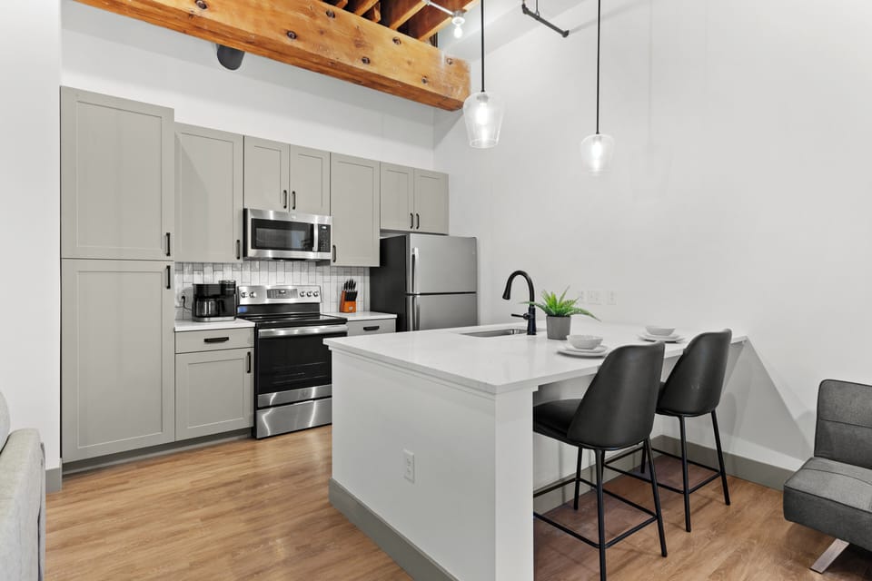 Fully equipped kitchen