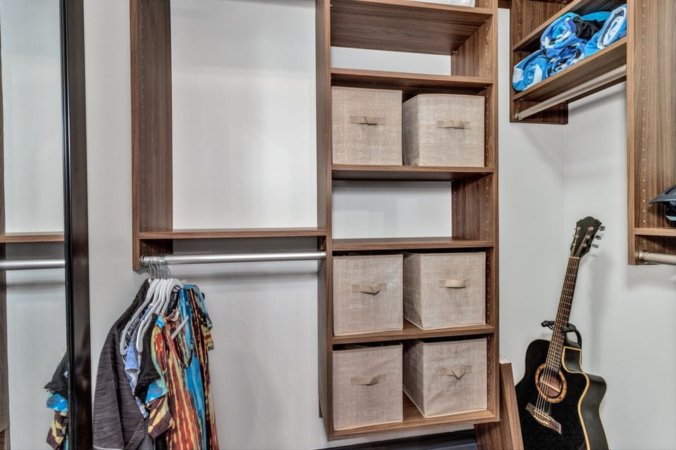 Walk-in closet primary bedroom