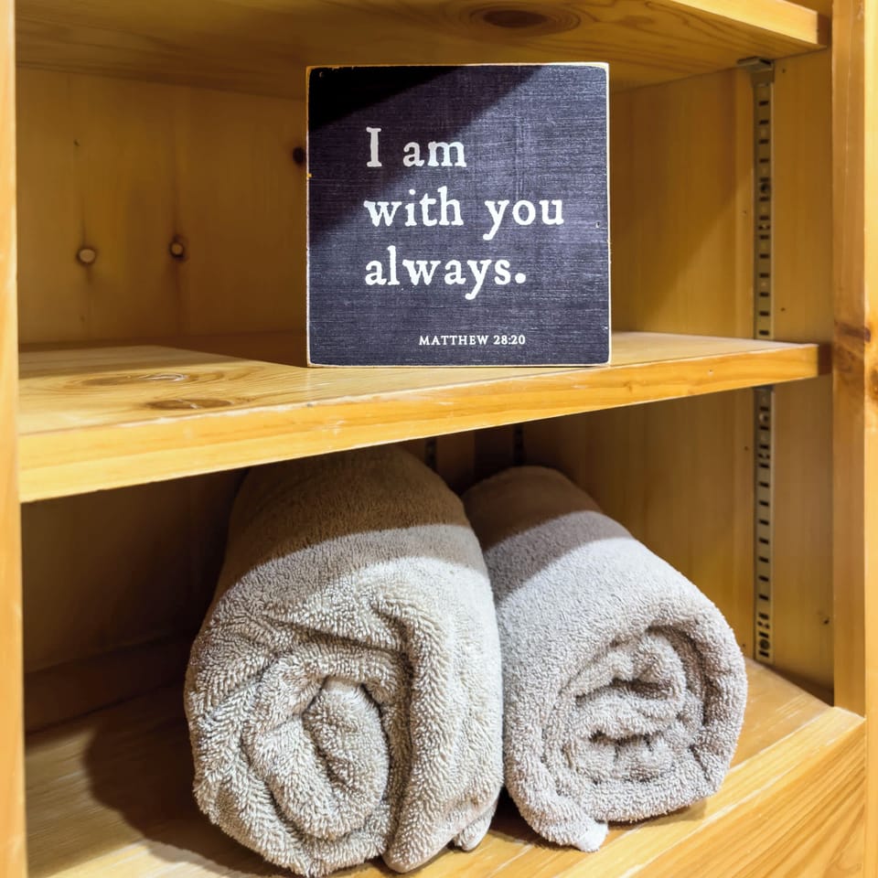 Soft, fresh towels ready for you.