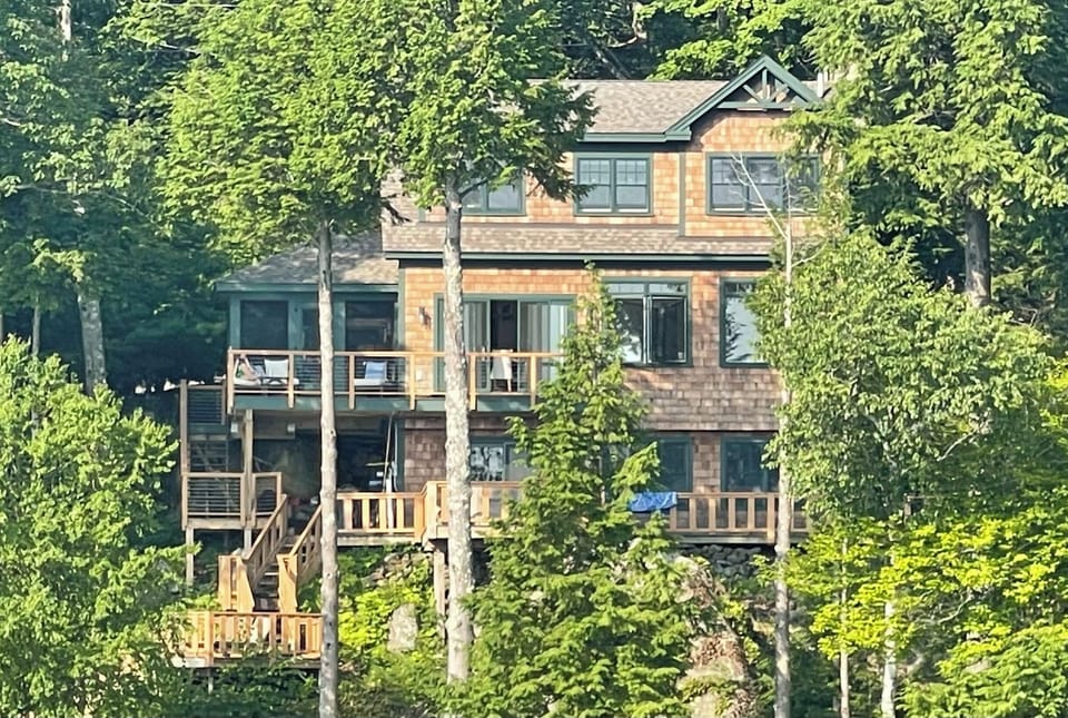 House from Lake