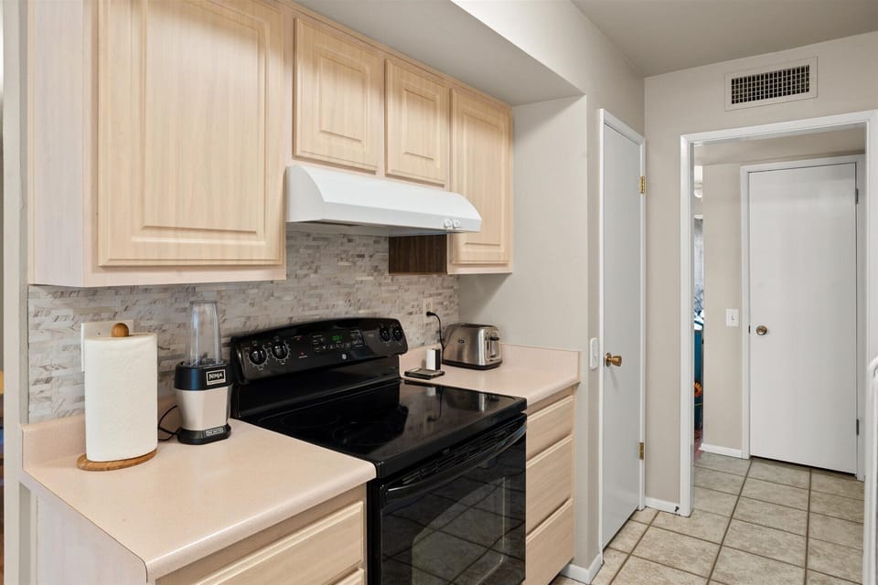 Fully stocked kitchen