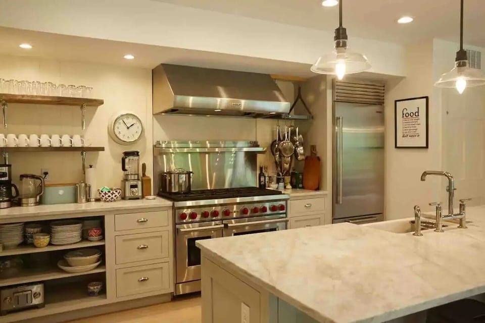 Chef's Kitchen with Wolf stove, Subzero fridge and more