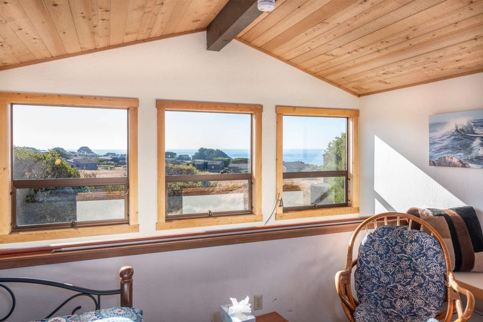 Loft with a partial ocean view