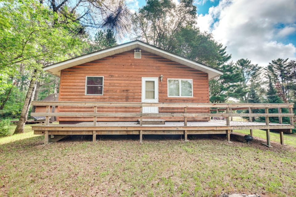 Cabin Exterior | Wraparound Deck | Wood-Burning Fire Pit