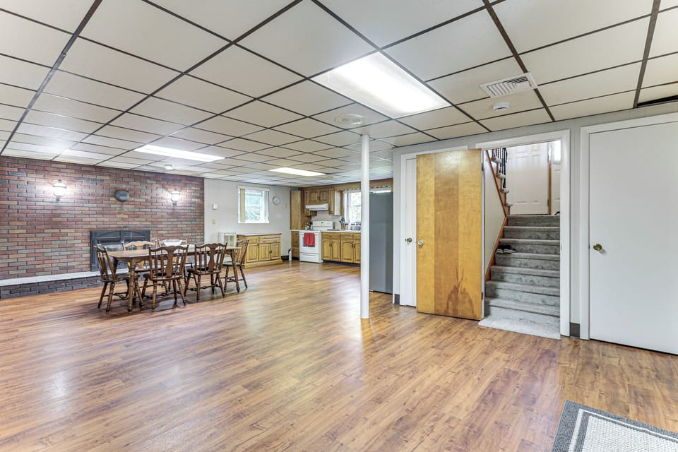 Additional Kitchen | Dining Area | Fireplace | 1st Floor