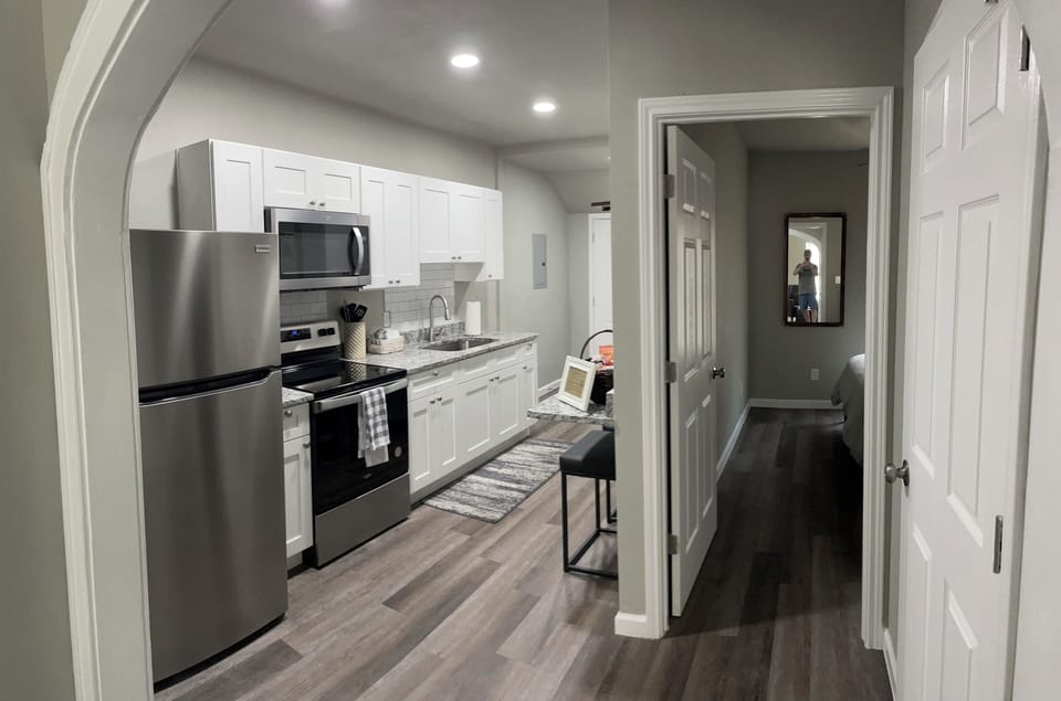 Kitchen with updated appliances