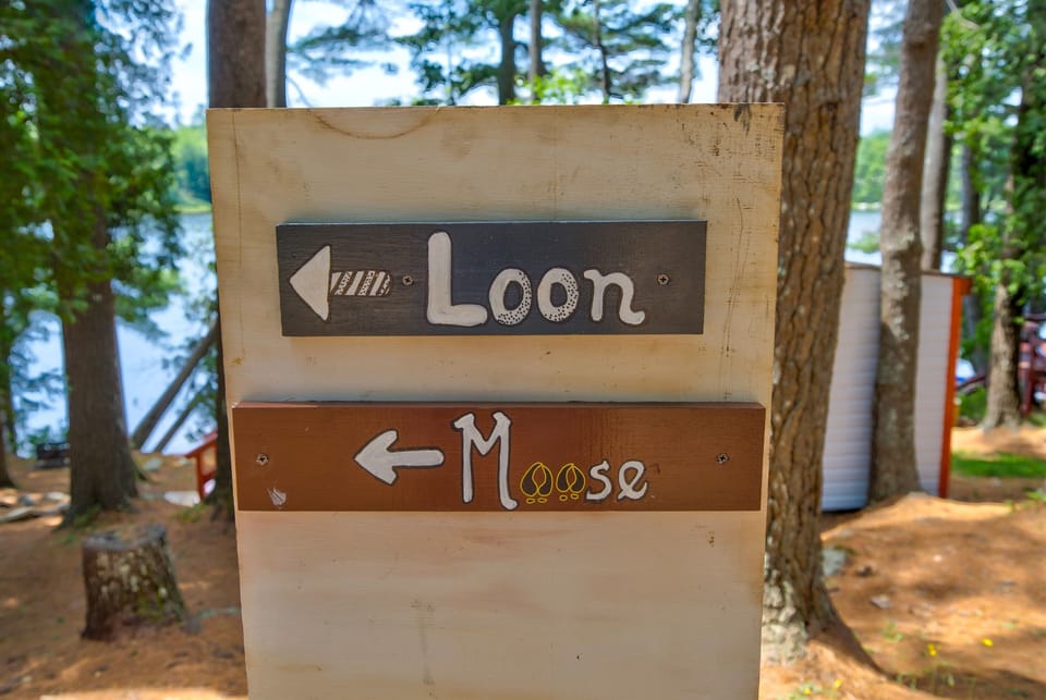 LOON sign to get directions
