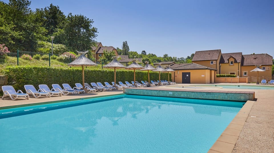 Enjoy the refreshing water of our pool after a sunny day.