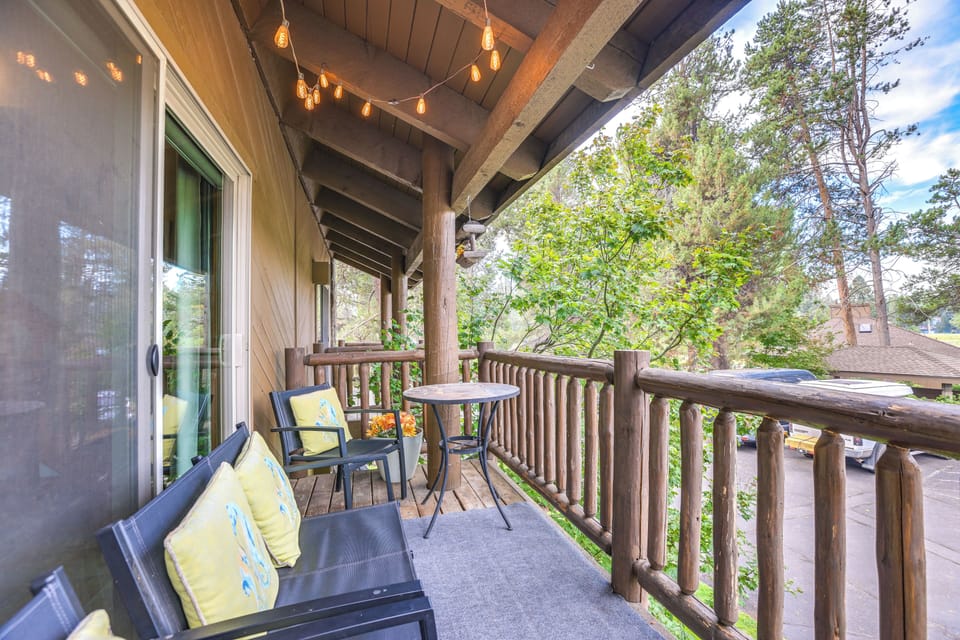 Private Furnished Balcony