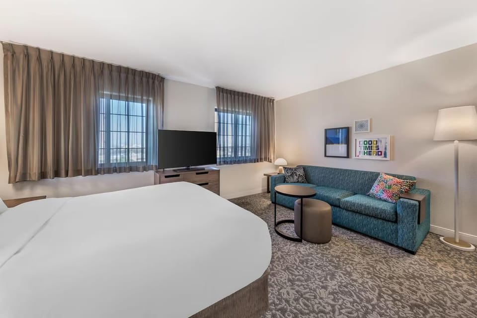 Bedroom. Interior and views may vary based on location and availability.