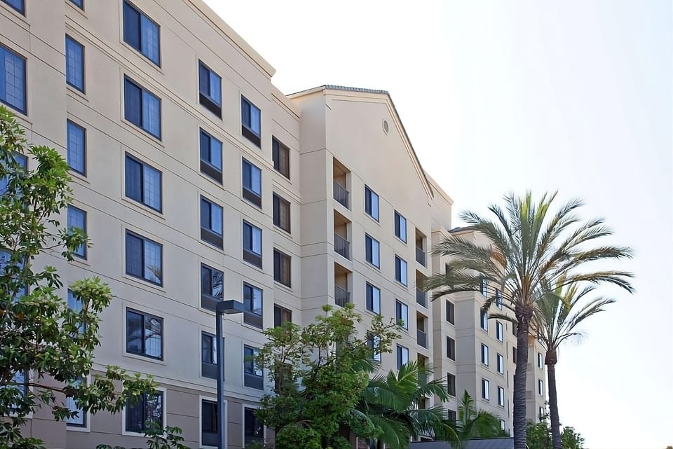 Feel at home in a bright, resort-style building setting.