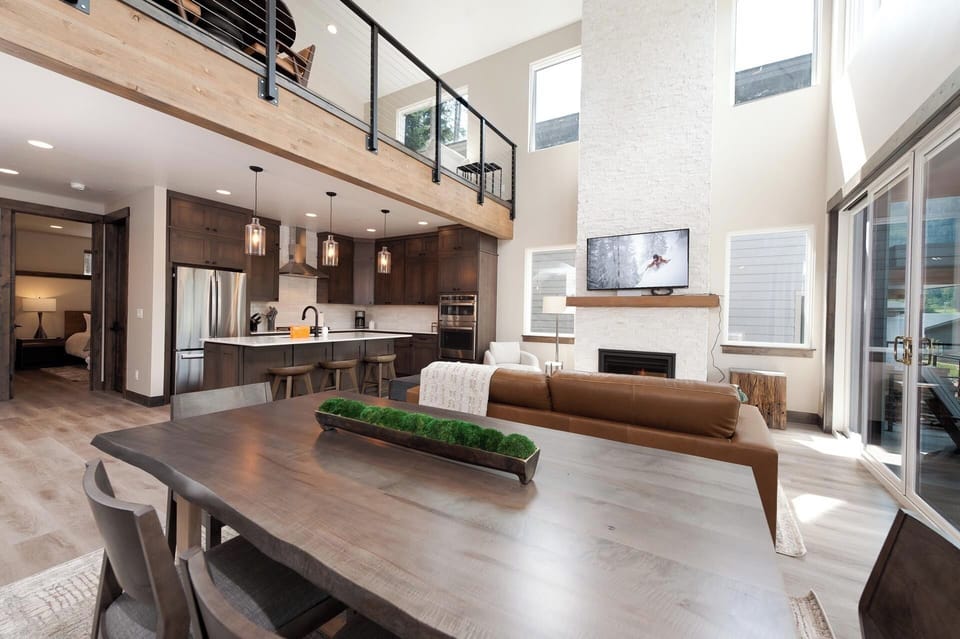 Main Living, Dining and Kitchen