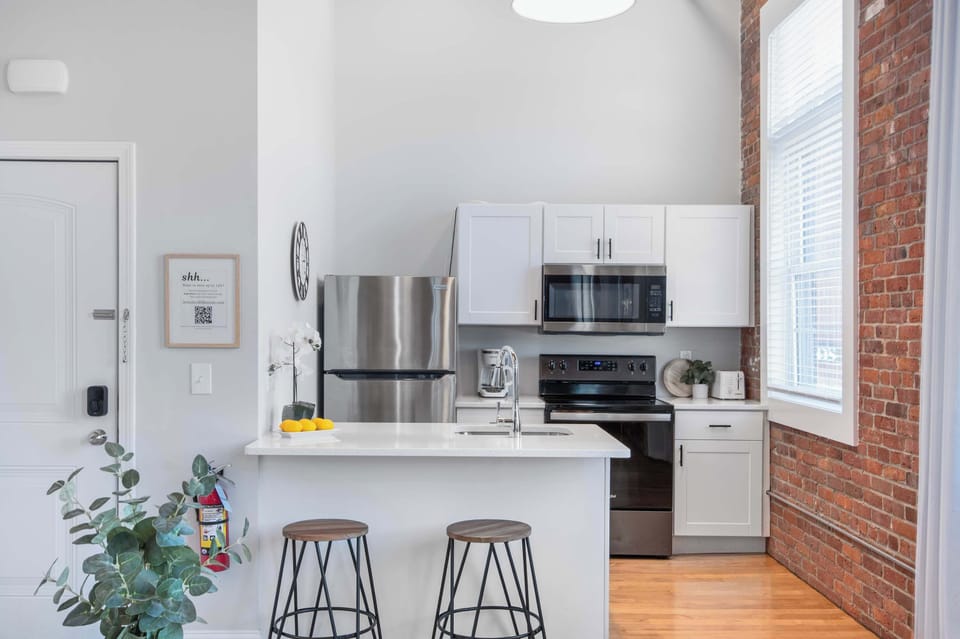 Open concept kitchen