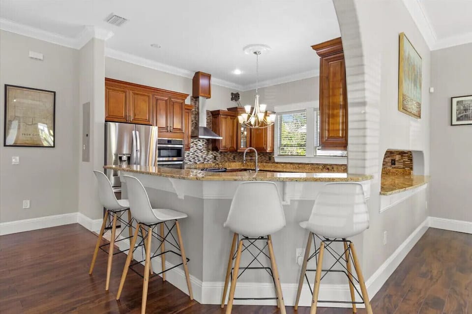 Kitchen with Bar Seating