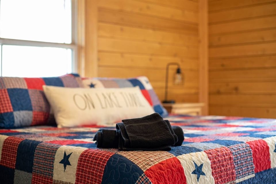 Our Log Cabin has a smart TV in every bedroom 
