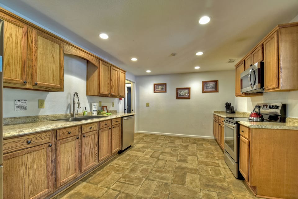 Kitchen Area with Plenty of Cabinet Space