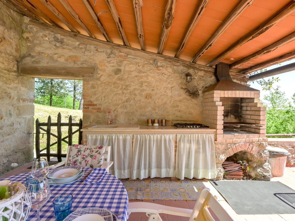 Furniture, Chair, Cottage, Farmhouse, Garden, Backyard, Shade, Design, Brick, Kitchen & Dining Room Table