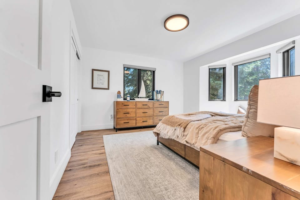 Bedroom 2:  Queen bed, large dresser, main floor