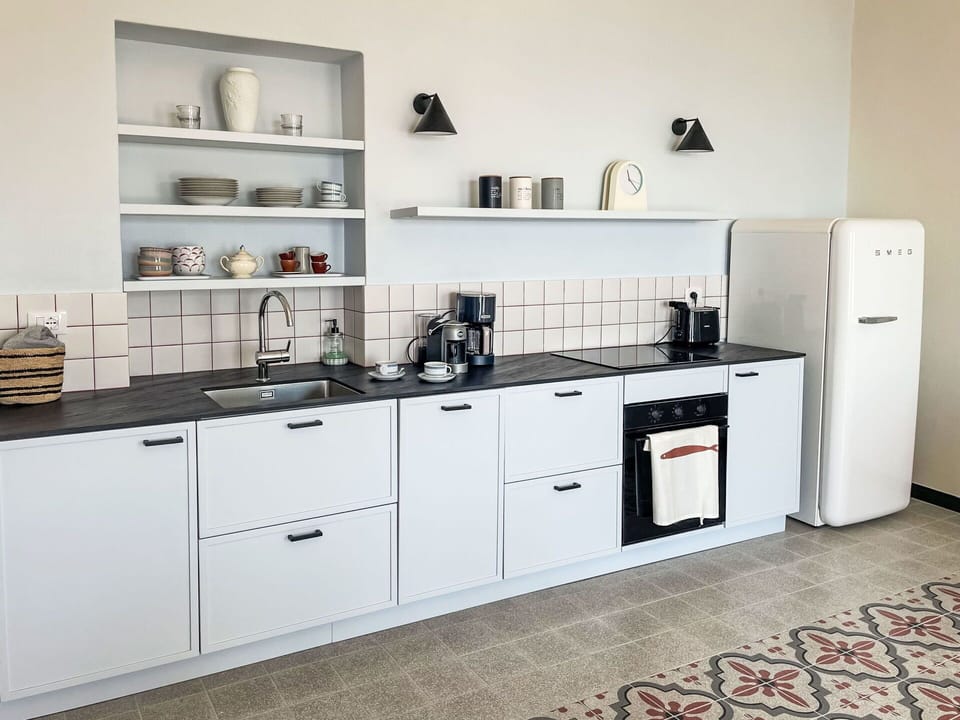 Cabinetry, Countertop, Property, Furniture, Sink, Kitchen Sink, Kitchen, Tap, Building, Kitchen Stove