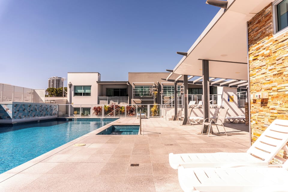Full access to apartment pool area.