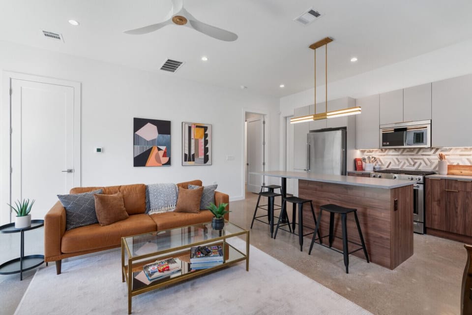 Airy, open living space designed for comfort and connection.