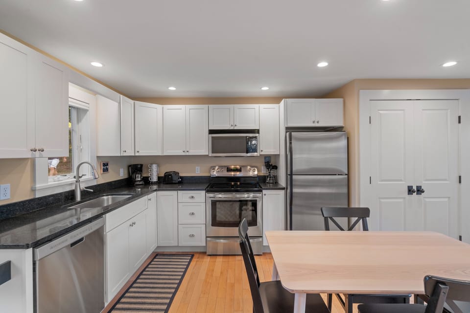 A full kitchen is provided for any of your culinary needs 