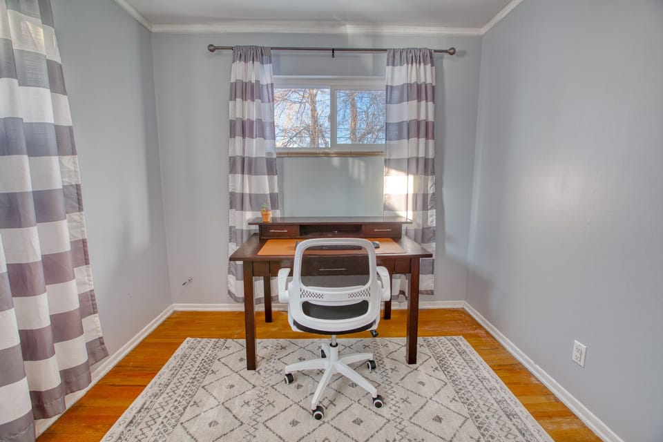 Office in its own room with a door