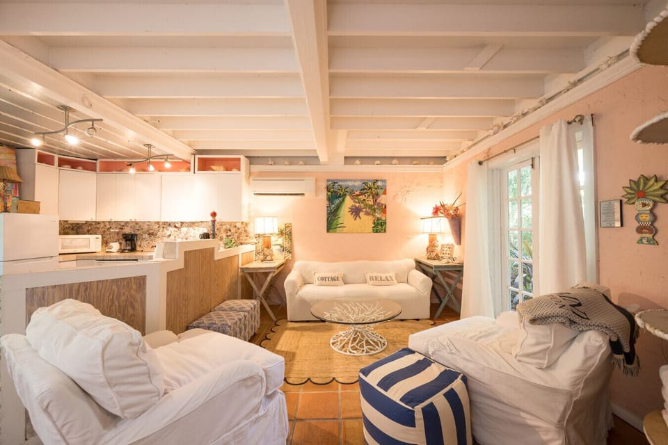 Cottage Kitchen and Living Area