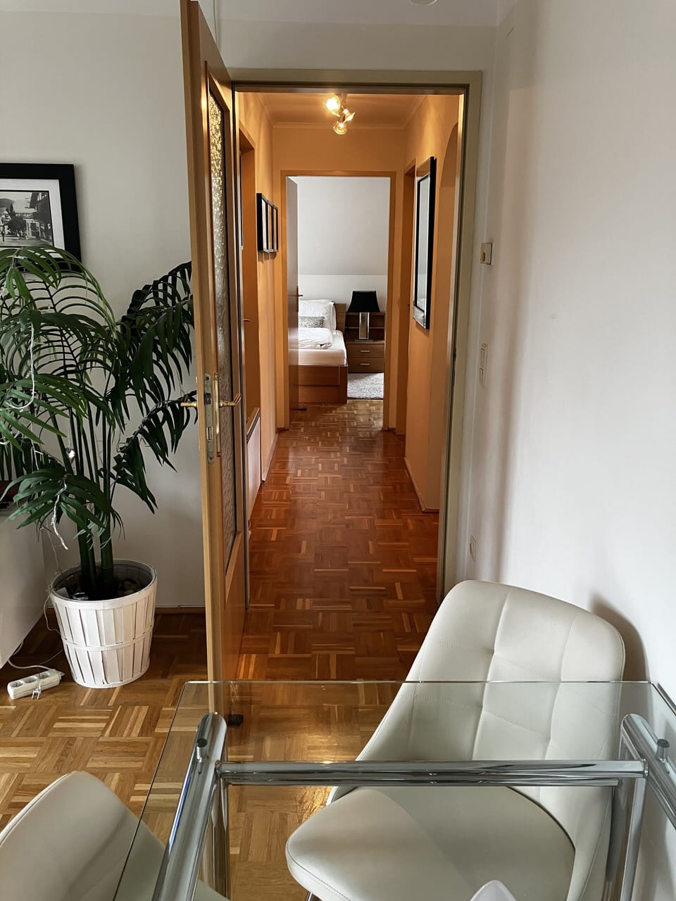 Hallway from lounge to bedroom