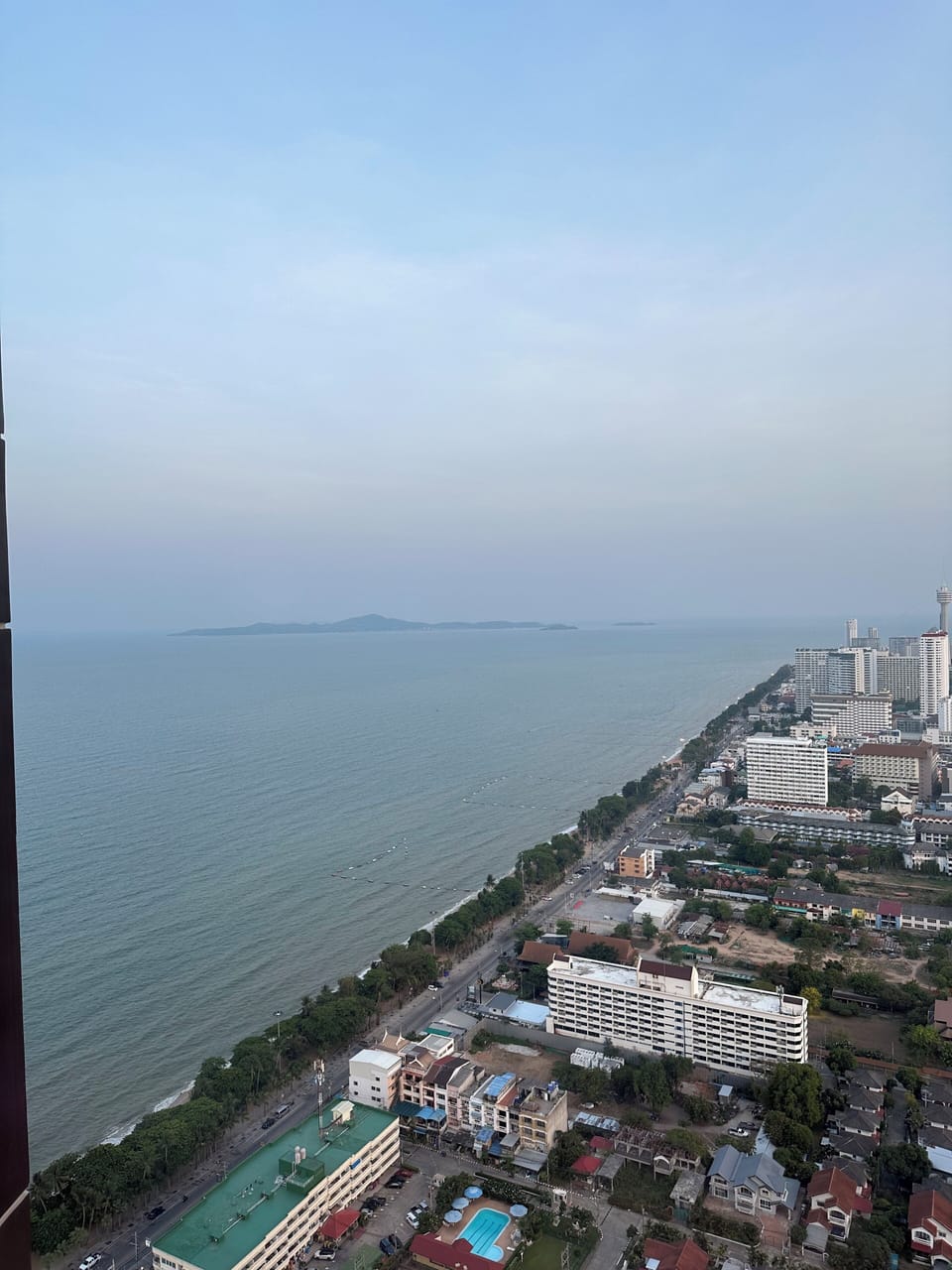 Seaview and Jomtien beach  from 49th floor 