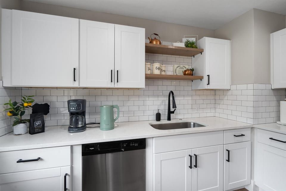 Kitchen with tea and coffee making facilities