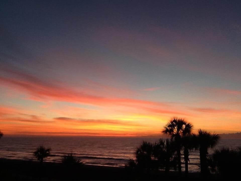 Our view to beautiful sunsets