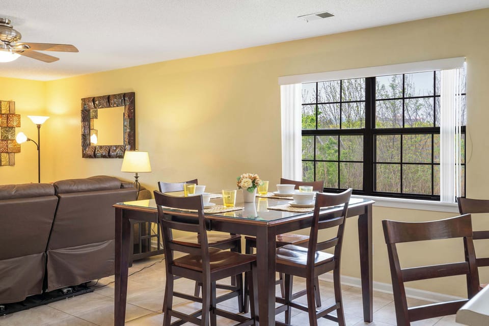 Dining table with seating for 4