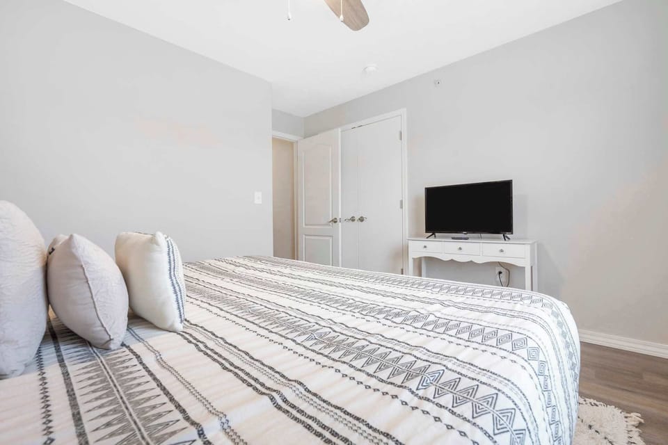 Bedroom 3 with King bed, and TV