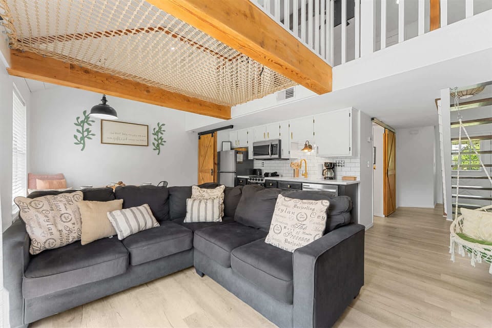 Comfortable seating in the living room for you and your guests