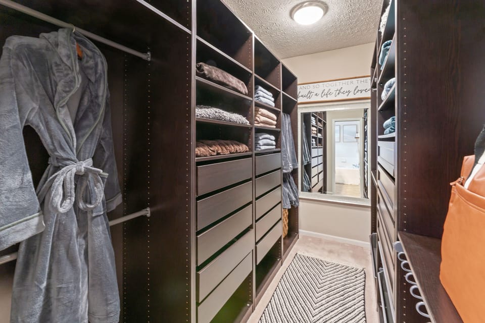 Primary Closet - Located Off Bathroom - Fresh Robes